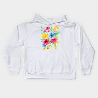 Cute Floral Design Kids Hoodie